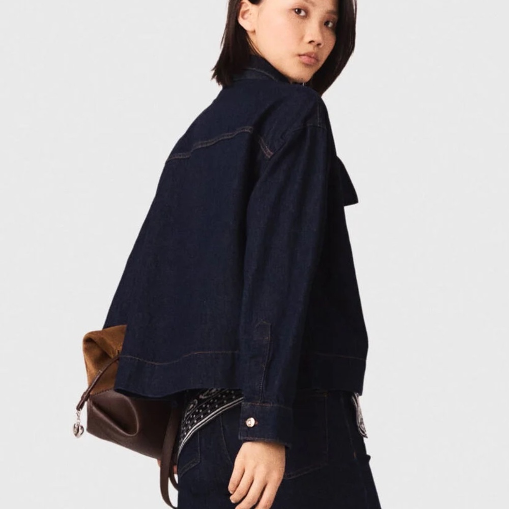 Cipass Denim Button-Up Jacket - Picture 3 of 7